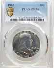 Uncirculated Proof 1963 Franklin Half Dollars (1948-1963)