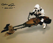 JULIUS LEFLORE signed Autogramm 20x25cm STAR WARS in Person autograph COA BIKER