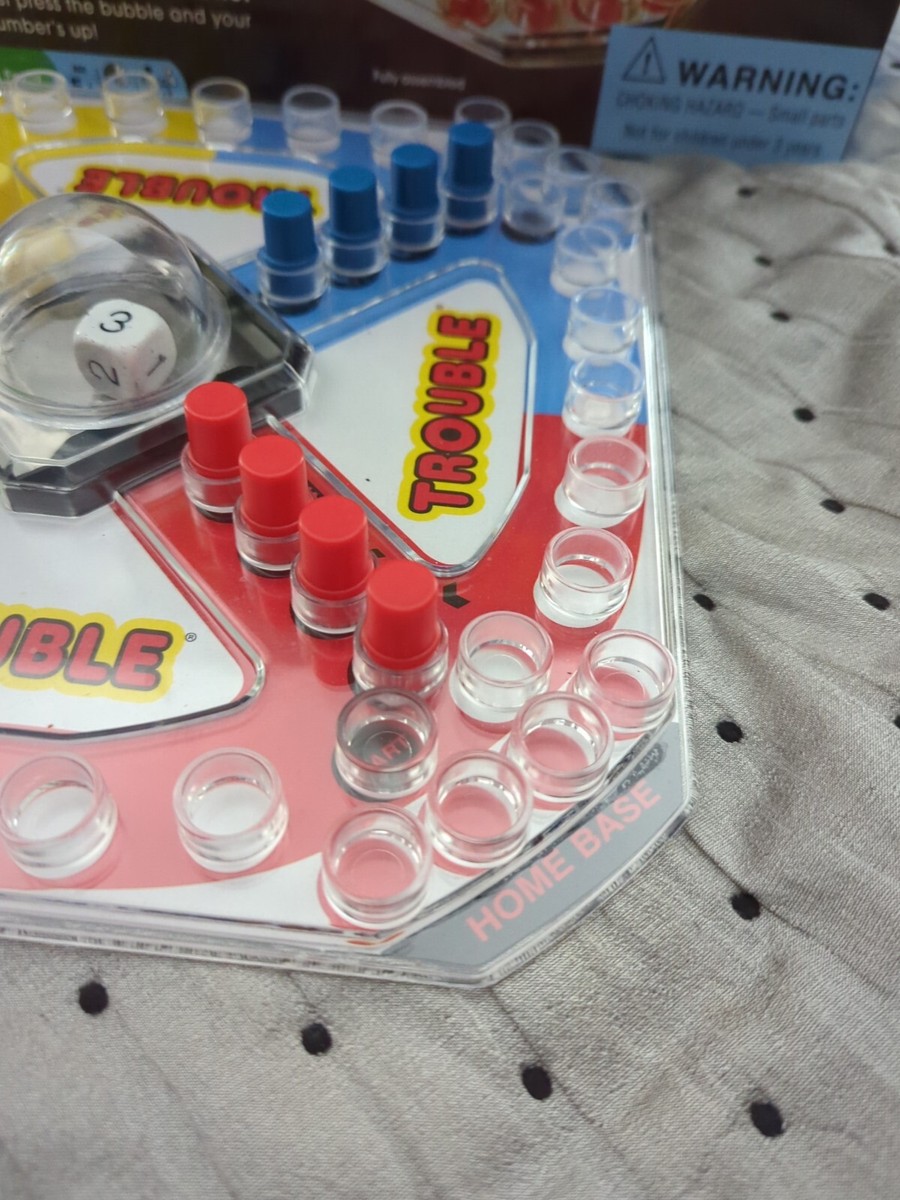 Gioco Da Tavolo Trouble Con Pop-O-Matic - Edizione Hasbro 2013, Per Bambini E Ragazzi 5+
