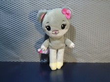 WHITE  GRAY SOFT KITTY CAT 5.5" PLUSH UNBRANDED  MA1050 