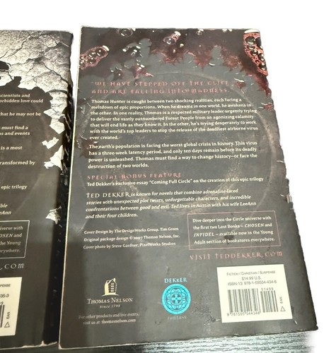 2 x The Circle Trilogy Series by Ted Dekker Book #2 & #3 Paperback Bundle - Picture 5 of 6
