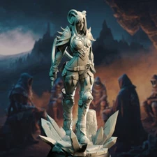 Orlena Tiefling Rogue Fighter Miniature | D&D DnD