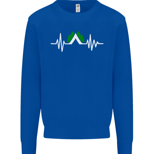 Pulse Camping Camper Campamento Festival Ecg Hombre Jersey Sudadera - Imagen 73 de 100