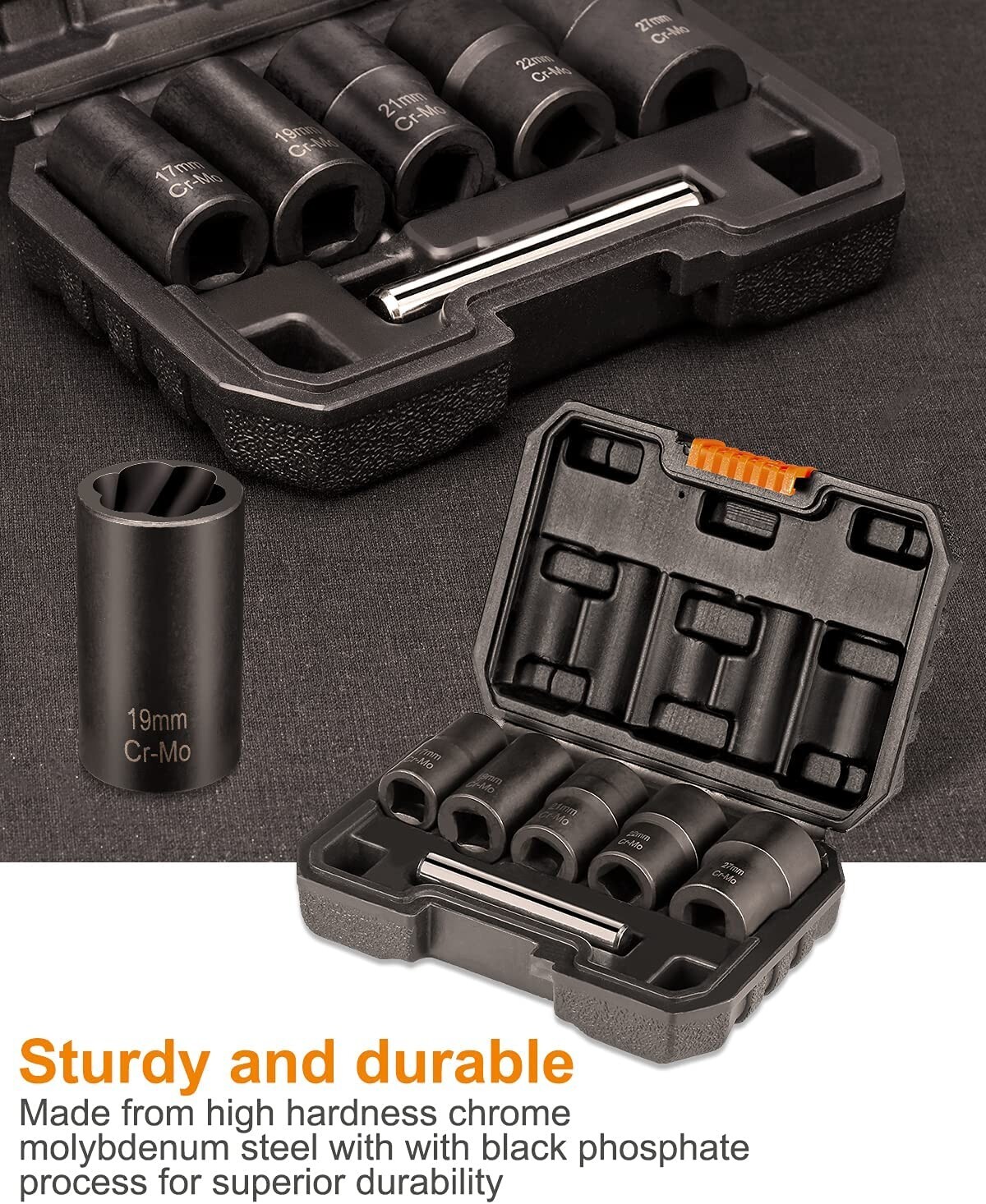 THINKWORK Lug Nut Remover, 6 Pieces Wheel Lock Removal Kit eBay