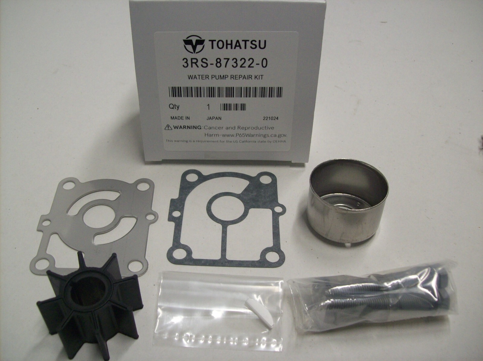 Tohatsu Water Pump Kit 3RS873220 MFS9.920hp 2019Older Outboard Boat