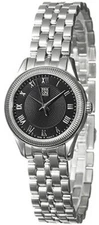 NEW ESQ MOVADO "Harrison" Lady Black Dial Watch 07101303 AUTHORIZED DEALER
