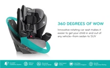 Evenflo Revolve360 Rotational All-In-One, One-Time Install, 360-Degree Rotating