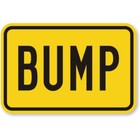 Bump Aluminum Weatherproof Sign p1192