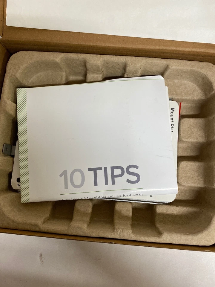 Cisco Meraki MR12-HW 2-Port 10/100/1000 Managed Access Point A90-13100-A “AS-IS” - Image 4 of 4