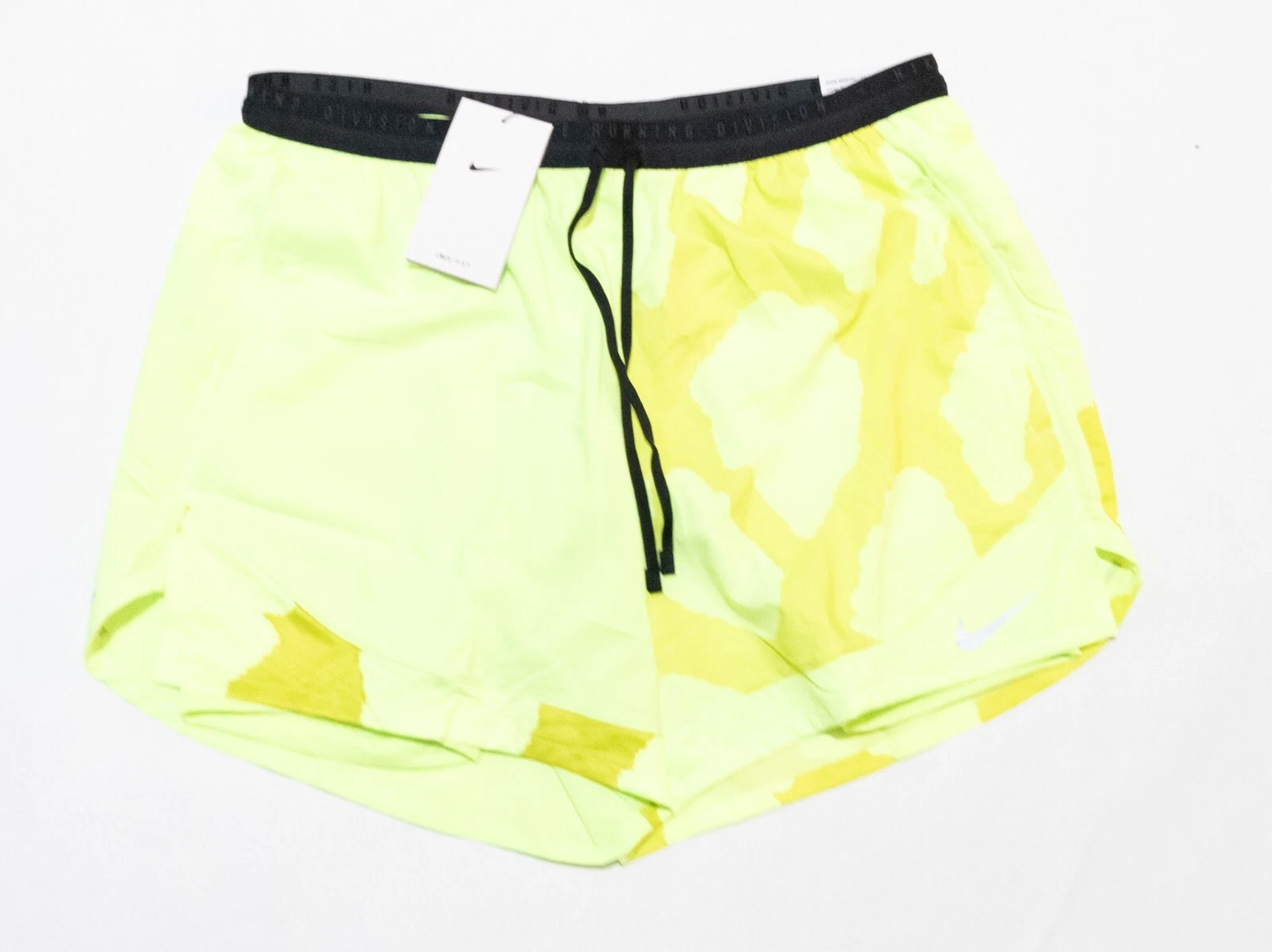 [Sz L] Nike 5" Stride Run Division 2-in-1 Running Shorts Green DQ4761-358 Men's