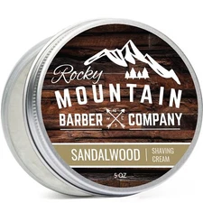 Rocky Mountain Barber Sandalwood Shaving Cream