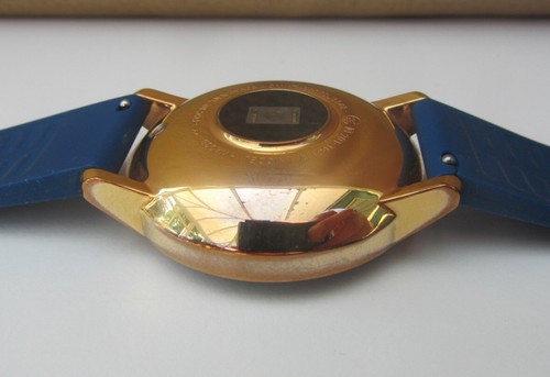 Withings Steel HR Faulty Hybrid Smartwatch 38mm Gold Bezel & Blue Silicone Band - Zdjęcie 14 z 14