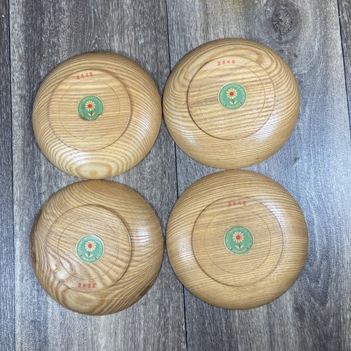 5" German Handpainted Craft Wooden Plates VOLKSKUNSTWERKSTATTEN MICHELFELD - Picture 6 of 11