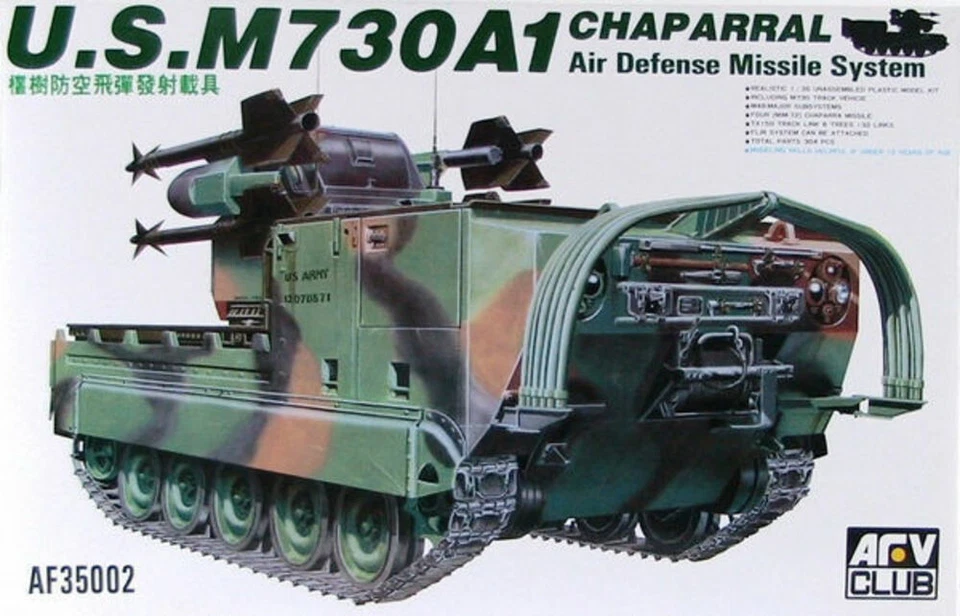 AFV35002 AFV CLUB 1/35 M730A1 CHAPARRAL ADMS