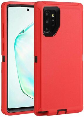 For Samsung Galaxy Note 10/10 Plus Case 3 in 1 Heavy Hybrid Phone Case Cover