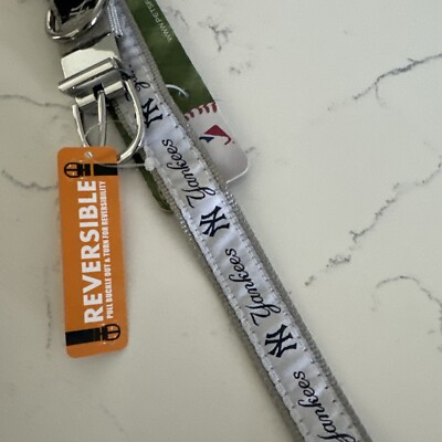 Pets First MLB Reversible Pet Collar Two-Sided Premium Dog Collar Med NY  Yankees