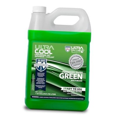 UltraCool Universal Antifreeze + Coolant PREMIXED (- 4 1 Gallon Green 50/50