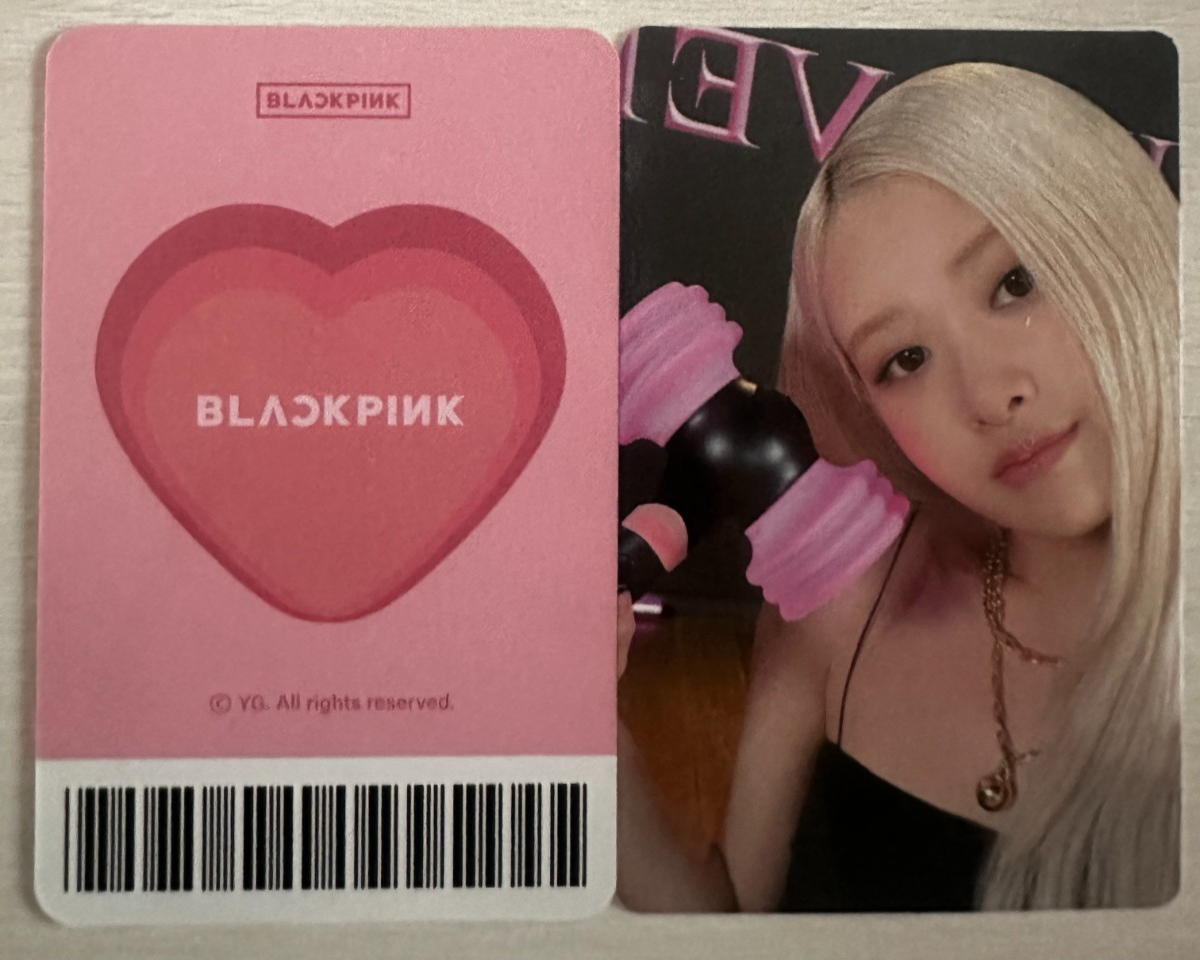 BLACKPINK Jennie Rosé Official Light Stick Ver.2 PC Set or