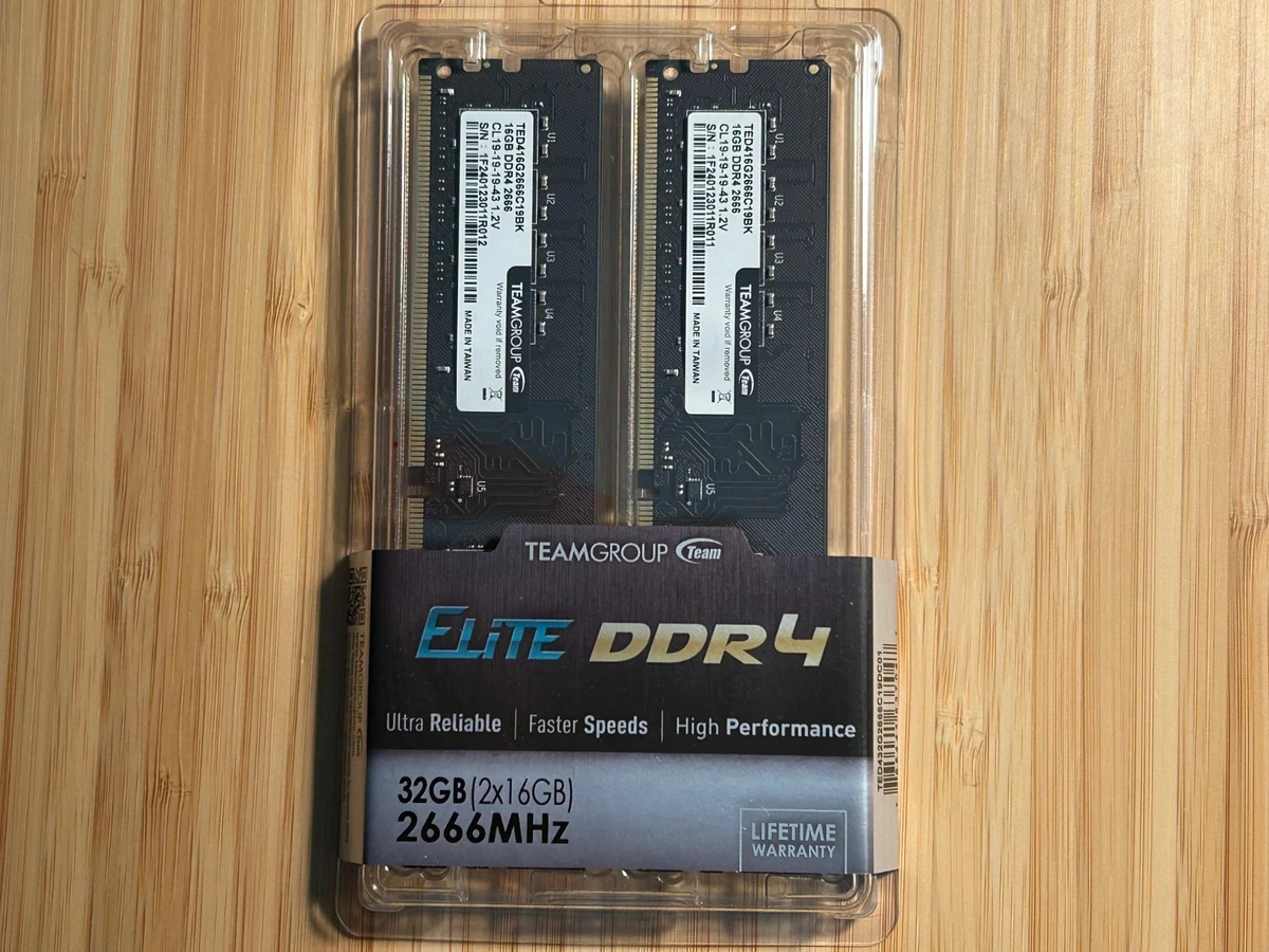 Team Group PC4-21300 (DDR4-2666) Bus Speed DDR4 SDRAM Memory (RAM