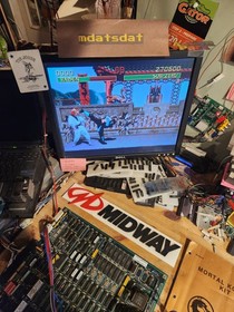 MORTAL KOMBAT 1 PCB JAMMA ARCADE BOARD TURBO NINJA 3.1 REV SET WORKING! MIDWAY