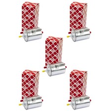Kraftstofffilter Benzin Febi 26258 Set 5 Stück für Mercedes G E Klasse W210 SLK 