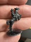 Cracker Jack Prize Metal Stand Up Black Cavalry Horse Soldier Figure Old Vintage — photo 10