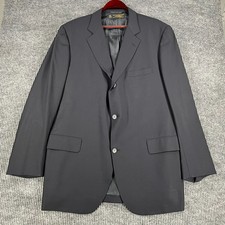 Brooks Brothers Makers Suit Jacket Blazer Mens 38 Long Dark Blue 3 Button
