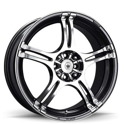 1 New 15x6.5 Konig Incident Gray Wheel/Rim 5x100 5-100 15-6.5 ET40
