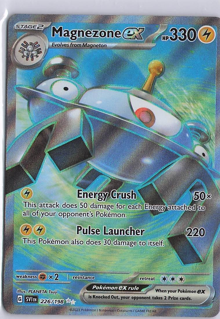 Magnezone ex 226/198 Ultra Rare Scarlet & Violet Pokemon Near Mint