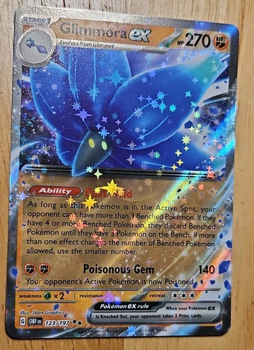 Glimmora ex 123/197 SV03: Obsidian Flames Holo