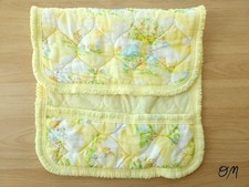 1982 Dundee Mills inc. Vintage Baby Chair Cover Bunny Cat Mouse Apple Tree