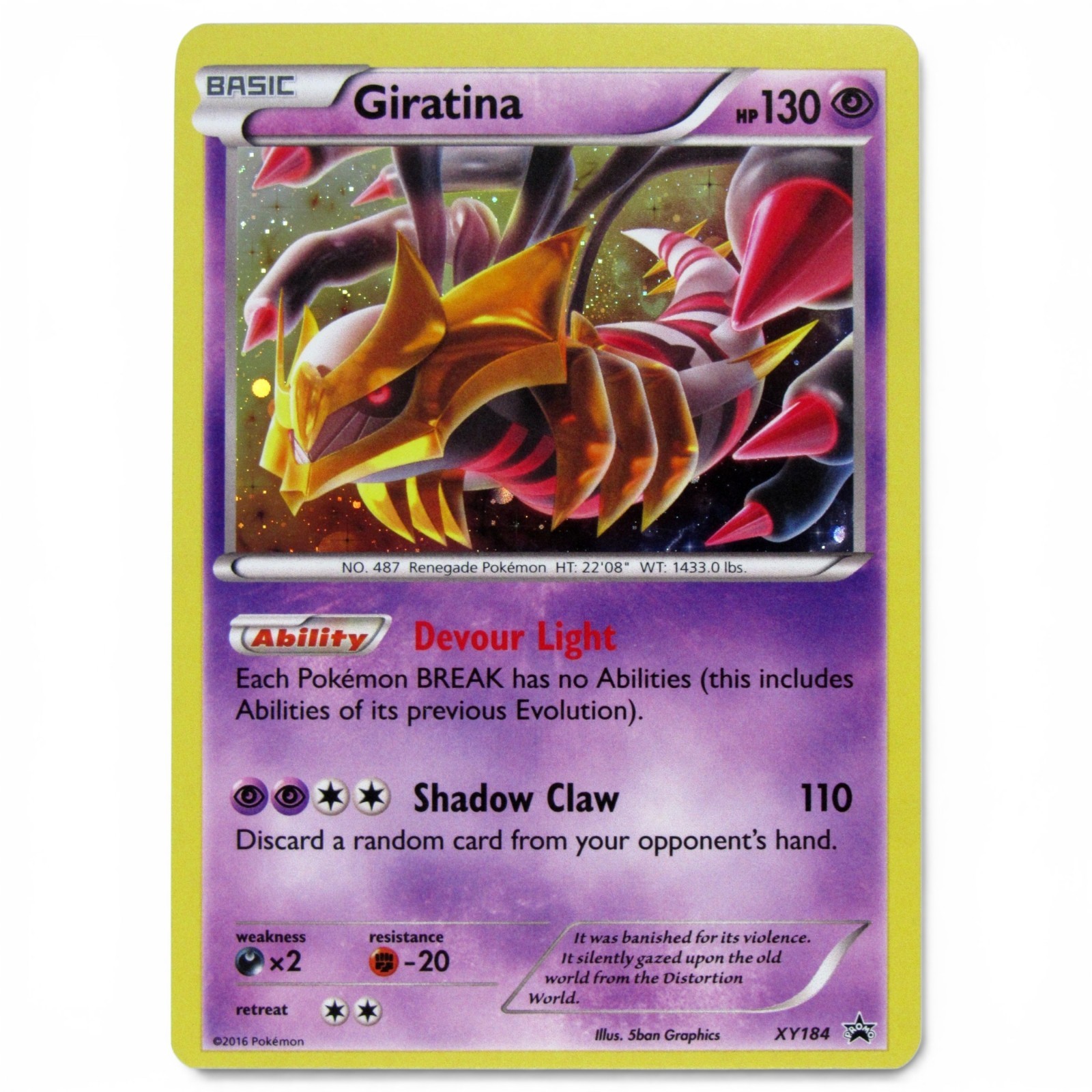 Pokemon Giratina XY184 Holo Rare Black Star Promo Card ☆Near-Mint☆ Card#¹