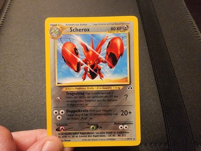 Pokemon TCG GERMAN Scizor #29/75 Unlimited Rare CCG Neo Discovery