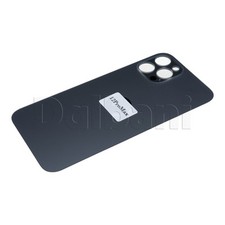 Back Glass Rear Housing Battery Cover Camera Lens For iPhone 12 Pro Max Black