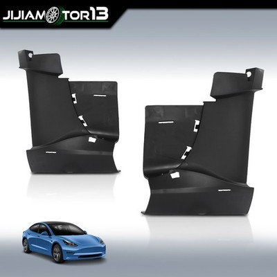 Pair Front Bumper Lower Wheelhouse Liner Bracket Fit For 2017-2023 Tesla Model 3