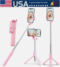 Selfie Stick Tripod with Bluetooth Remote Portable Universal for Phone US