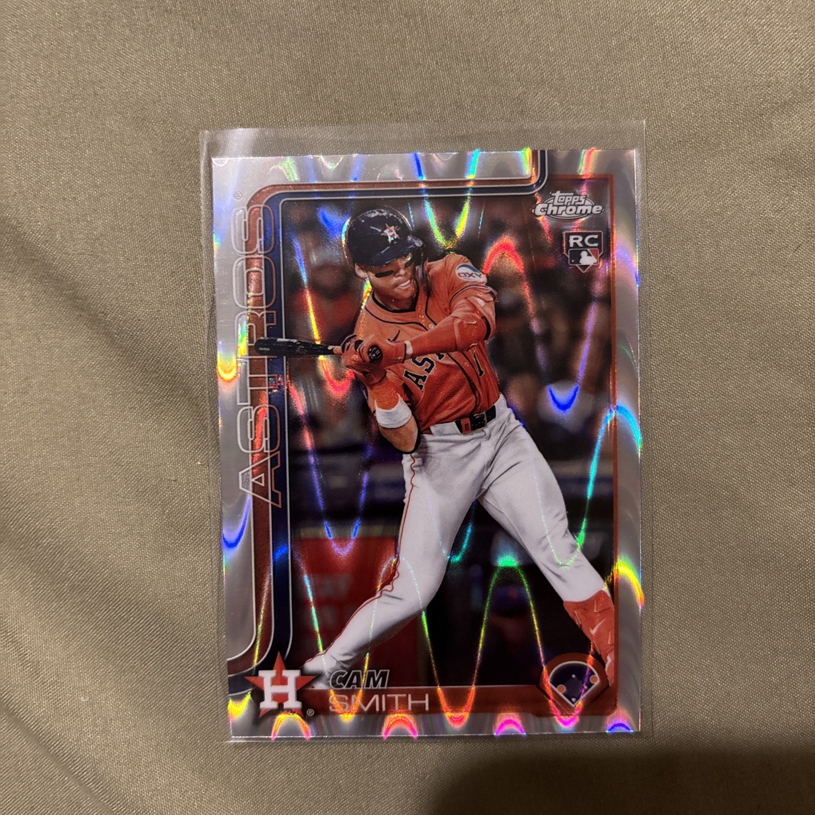 2025 Topps Chrome Update-#USC145 Cam Smith (RC) Raywave Refractor