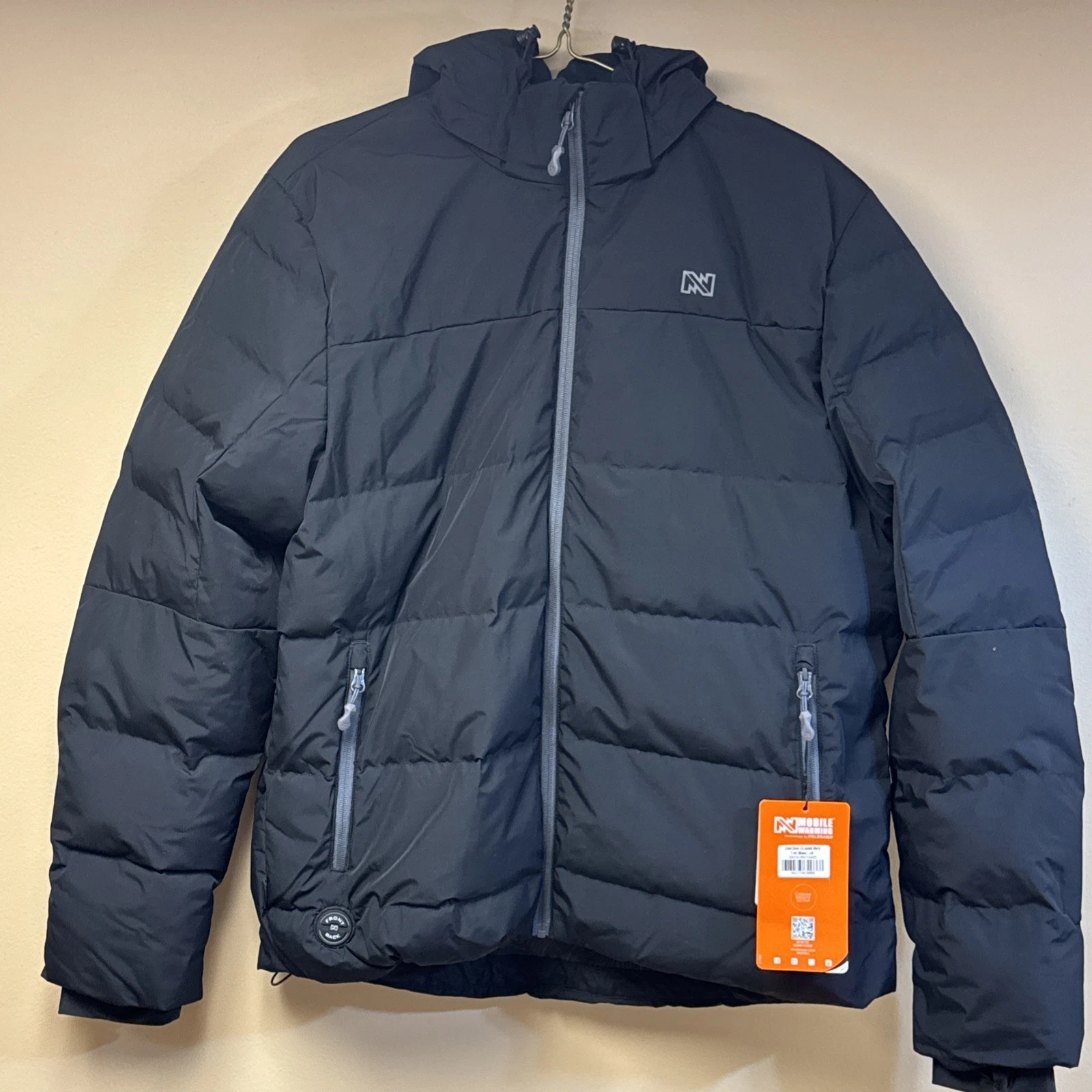 Fieldsheer Heated Jacket Mens L Black Puffer Crest Down 2.0 Jacket NWT 7.4V