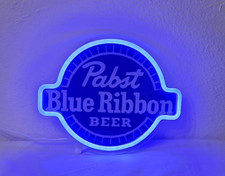Pabst Blue Ribbon Beer PBR LED Neon Sign - USB Powered Light New 