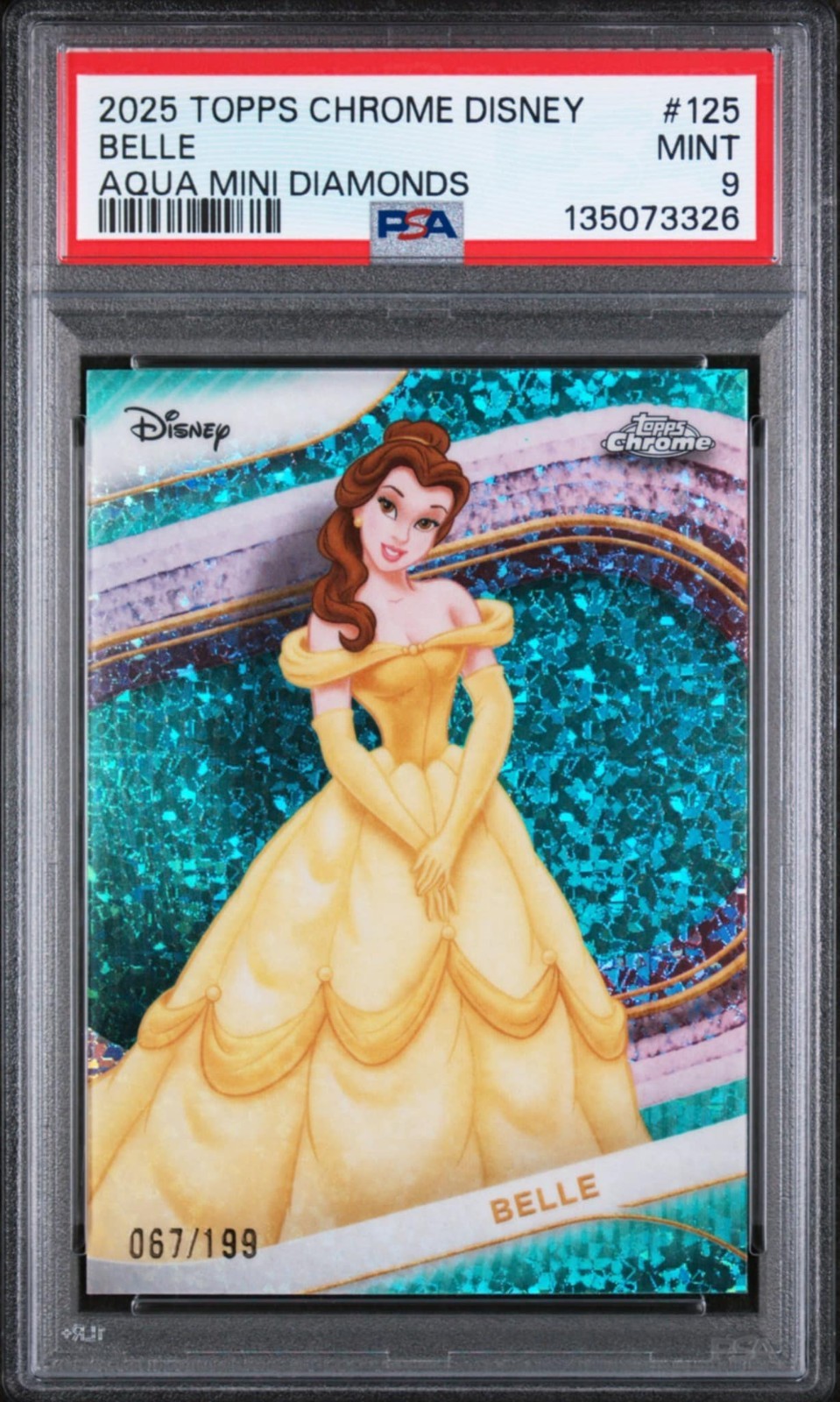 Belle 2025 Topps Chrome Disney #DI-13 Disney Icons - SuperFractor