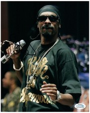 Snoop Dogg Signed Autographed 8x10 Photo Rap Hip-Hop Death Row Records ACOA