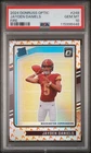 Jayden Daniels Rookie Optic Fire PSA 10 GEM MINT 2024 Donruss Optic #248 SSP RC
