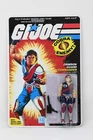 Vintage 1985 GI Joe Xamot Crimson Guard Commander on Reproduction Card