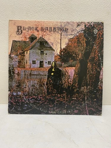 Black Sabbath 1970 1st Press WS 1871 Self Titled Lp Vinyl Green Label G+