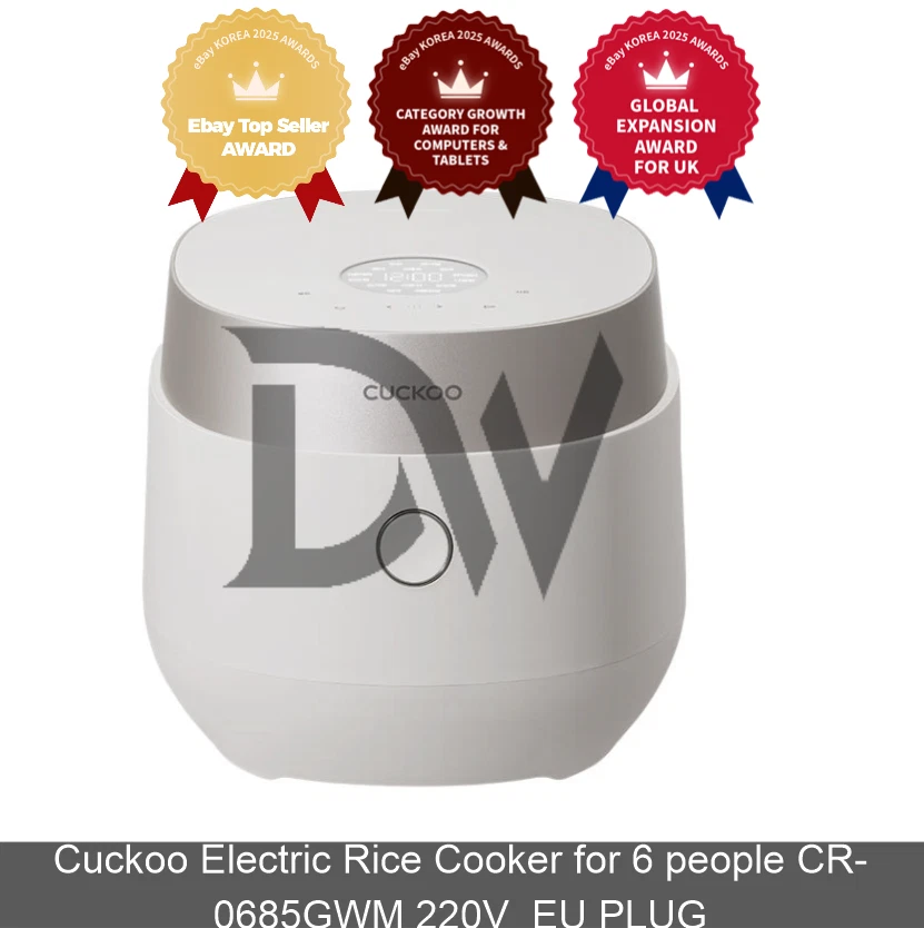 Cuckoo Electric Rice Cooker for 6 people CR-0685GWM 220V EU PLUG
Opens in a new window or tab