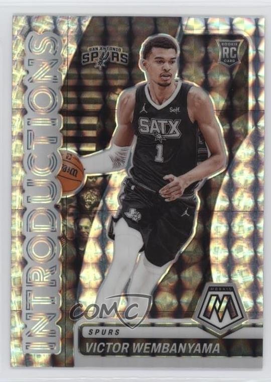 2023-24 Panini Mosaic Introductions Mosaic Prizm Victor Wembanyama #8 Rookie RC