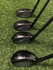 Golf Hybrid Set - 4x Calong Super Rat Clubs In 65g Graphite SR Shafts.New Grips.