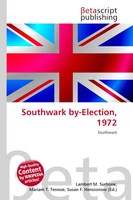 Lambert M. Surhone (U. A.) | Southwark By-Election, 1972 | Taschenbuch (2026)