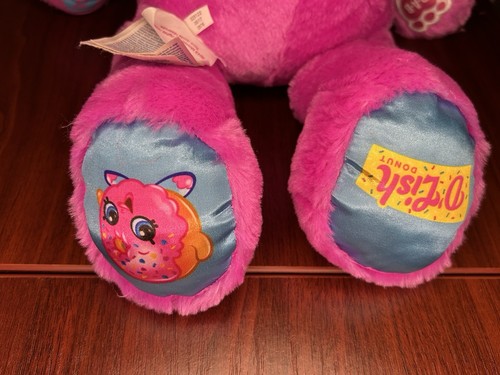 Oso de peluche Build A Bear Workshop Shopkins D'Lish Donut Pink Sprinkles 2013 en muy buena condición - Imagen 18 de 20