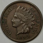 1895 Indian Head Cent - AU BN #45324